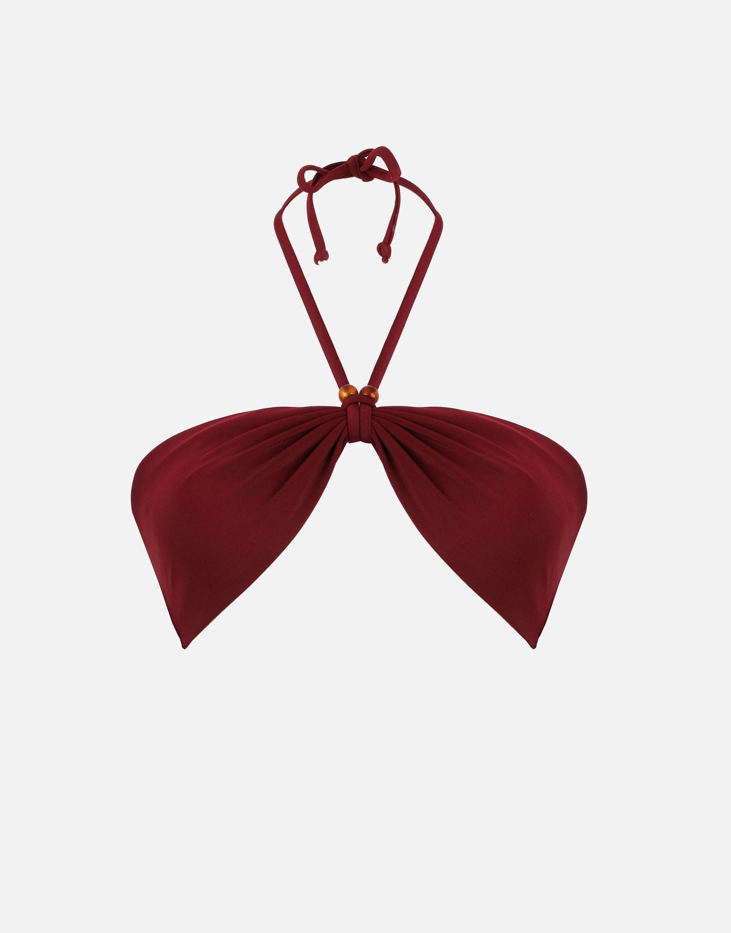Top Bikini Halter Burdeos